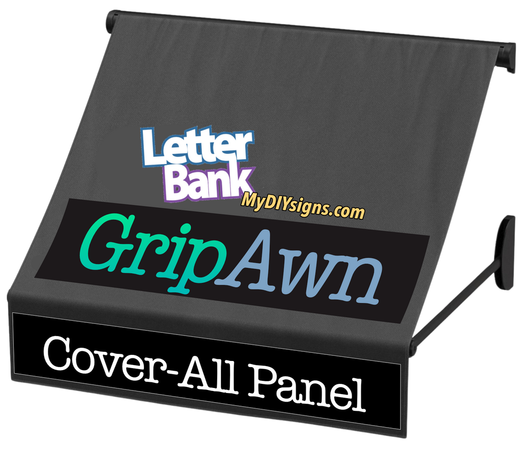 What are GripAwn Fabric Sign Panels?      Will this work for lettering my awning?