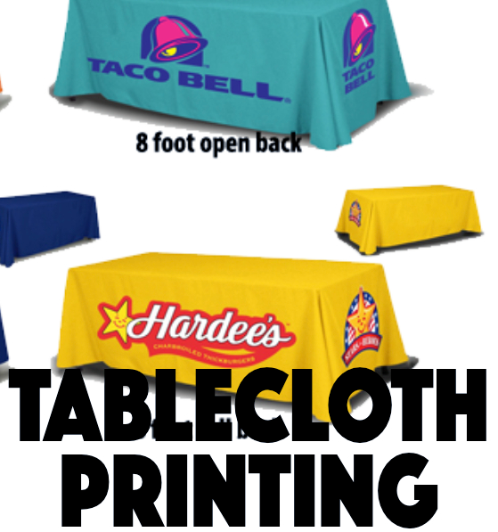 Tablecloths, Banners, Awnings