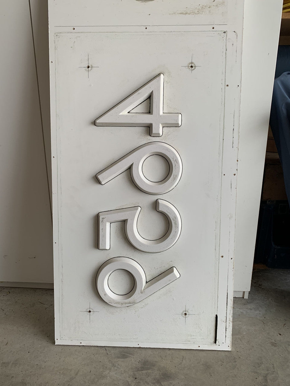 Tapered concrete casting LETTERS in MDF for casting projects, per letter