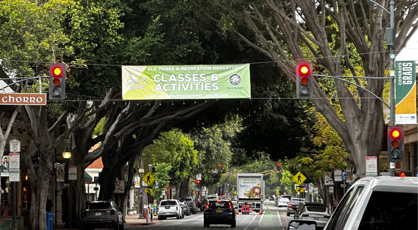 Cross-Street Banner, Any Size