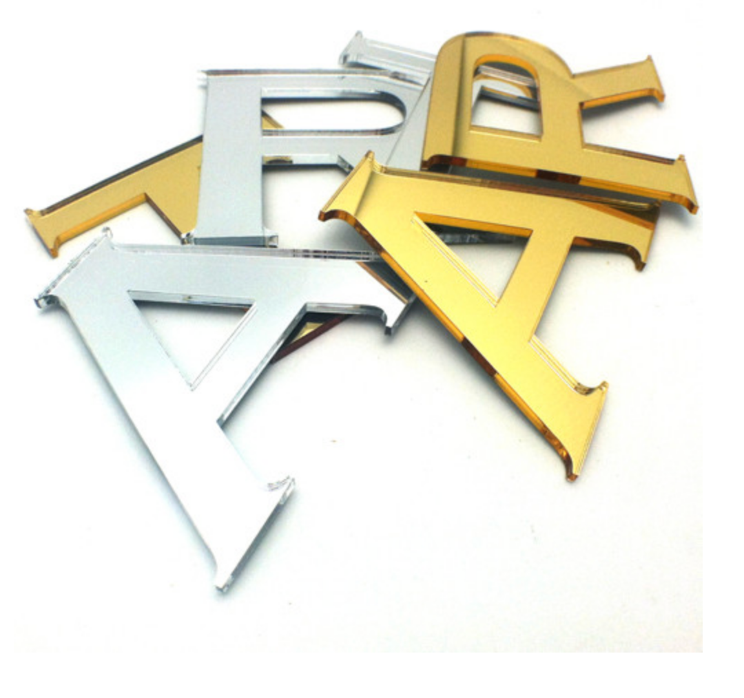 ACRYLIC MIRROR LETTERS