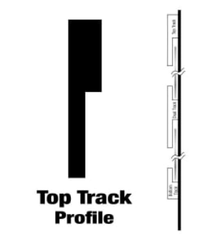 Track (10 foot length) for Rigid Sign Letters