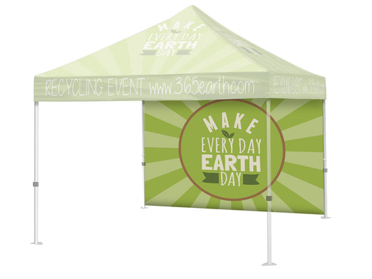 Event Canopy Tent Full Back Wall Accessory