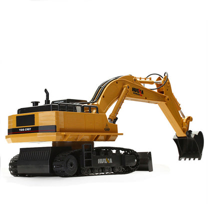 WOW RC Car HUINA 1510 11 Channel 2.4G Excavator 1:16 Remote Control / RC / Rechargeable / Electric