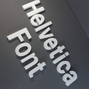Economy Foam Letters 1" thick, unpainted for signs & concrete casting