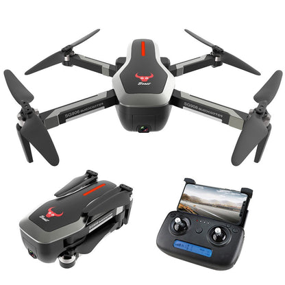 WOW GPS Brushless 4K Drone with Camera Handbag 5G Wifi FPV Foldable Optical Flow Positioning Altitude Hold RC Quadcopter Drone with 3 Battery