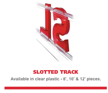DISCONTINUED Slotted Marquee Letter Track