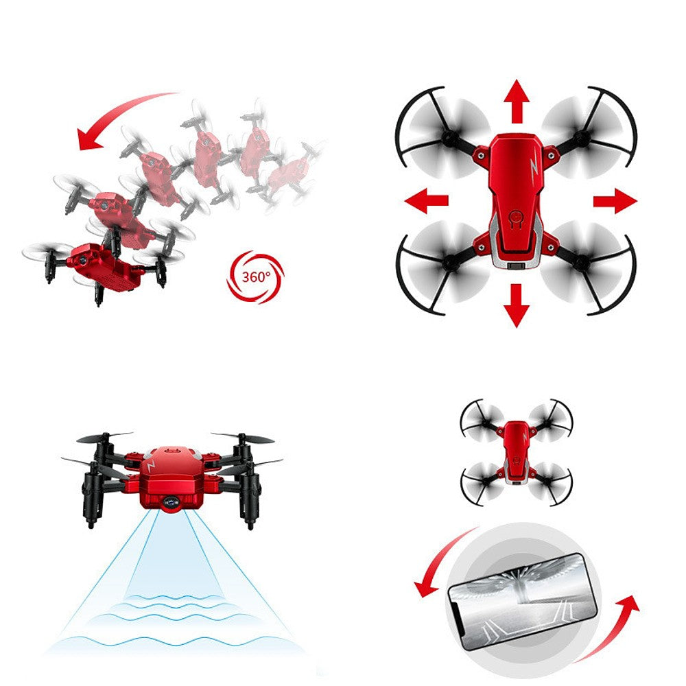 WOW RC Drone TXD-G1 RTF 4CH 6 Axis 2.4G With HD Camera 2.0MP 720P RC Quadcopter One Key To Auto-Return / Headless Mode / Access Real-Time Footage RC Quadcopter / Remote Controller / Transmmitter / 1 USB