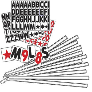 DIY Make your own letter and track sign