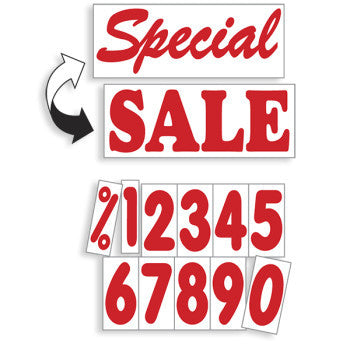 Replacement 5" letter set for sign boards