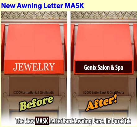 Anluwage Lettering Working with Awnings & Lettering – LetterBank | MyDIYsigns