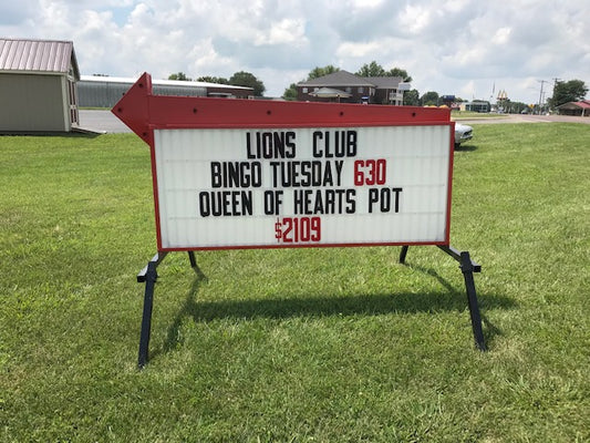 You want a readerboard roadside sign. Which one?