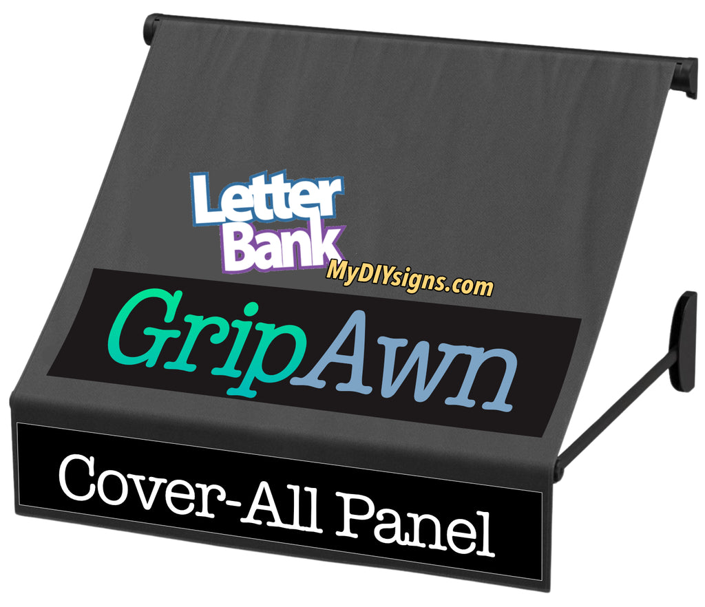 GripAwn Awning Signs + Cover Adhesive Panels