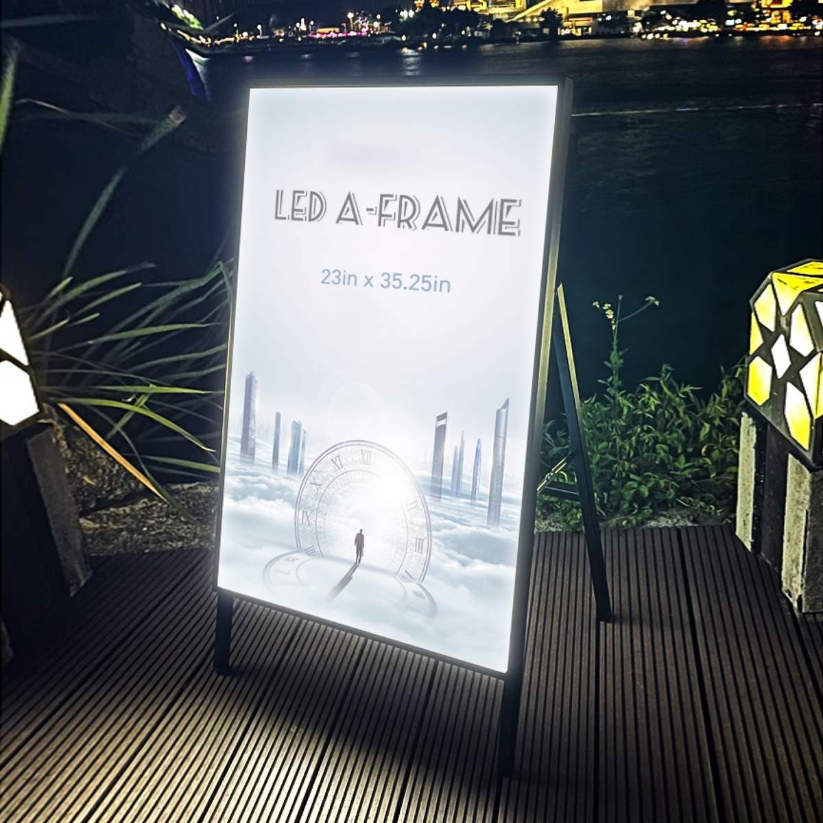 LED Lighted A-Frame Sign! – LetterBank | MyDIYsigns