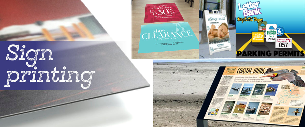 Signs, Printing, Decals, Table Cloths and DIY Sign Products ...