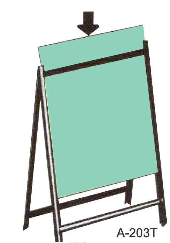 203t Steel channel frame, sidewalk signs for 24x36 inserts – LetterBank ...