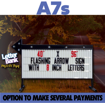 Roadside Signs A7s Lighted ReaderBoards by LetterBank. Roadside Readerboard and Marquee Replacement Sign Faces