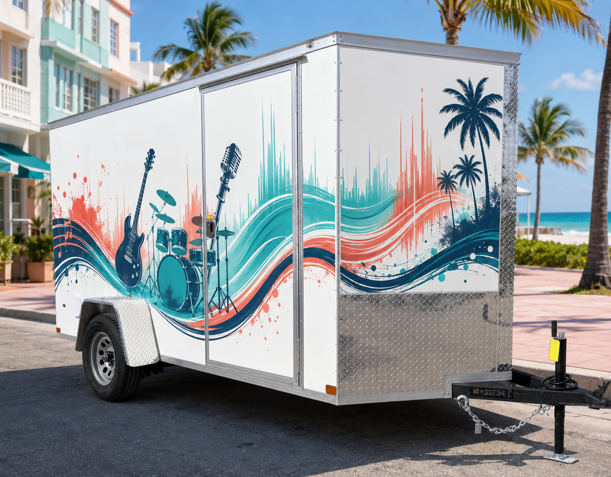 Printed wall graphic
