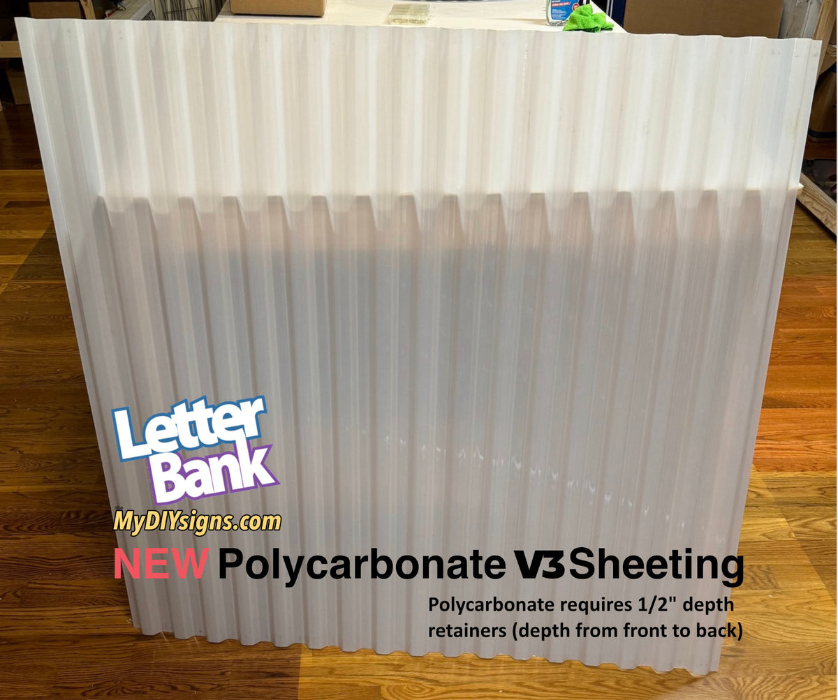 Lexane Sign Replacement LEXAN™ Polycarbonate Sign Faces for Roadside Signs ...