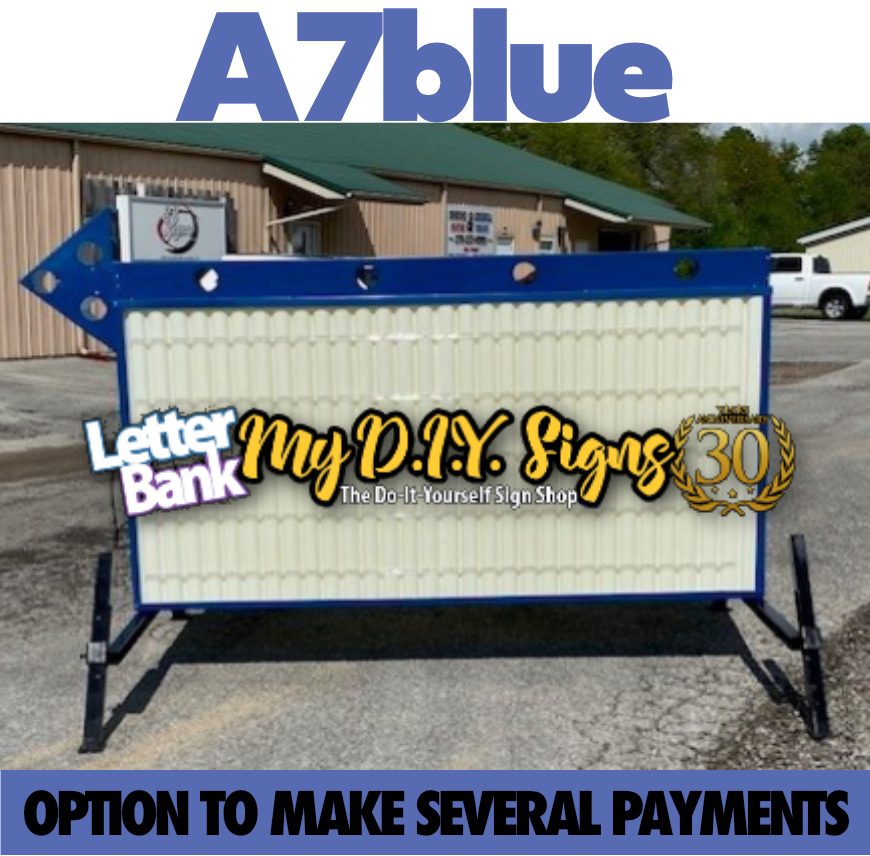 Roadside Signs A7 Lighted ReaderBoards by LetterBank. Roadside Readerboard and Marquee Replacement Sign Faces