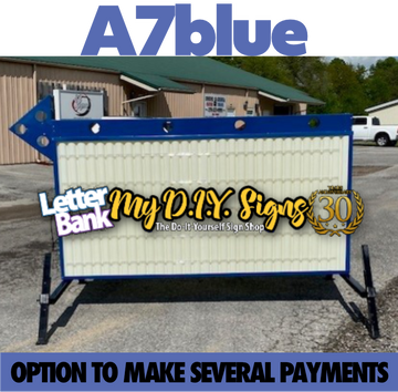 Roadside Signs A7 Lighted ReaderBoards by LetterBank. Roadside Readerboard and Marquee Replacement Sign Faces
