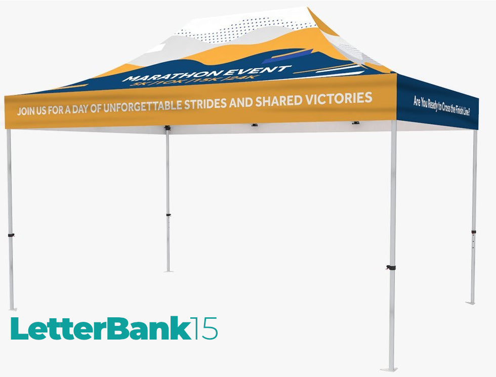 fast up tent 15ft Event Pop-Up Canopy Tent NEW, full color FAST – LetterBank