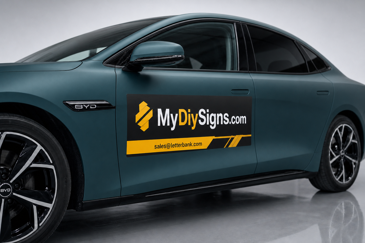 2 SIGNS ALIKE! Car + Truck Magnetic Signs – LetterBank | MyDIYsigns