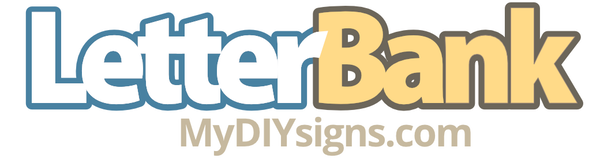 LetterBank | MyDIYsigns