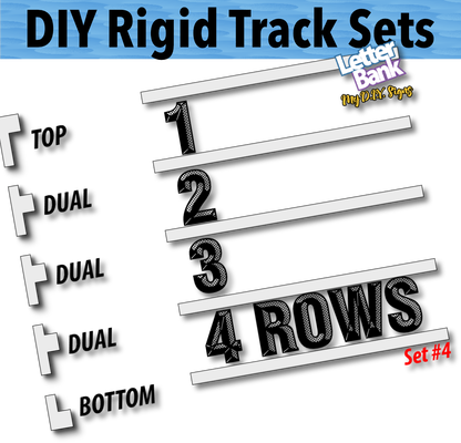 Sign Track for Thick Letters in 8 foot lengths