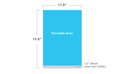 Table top display, retractible