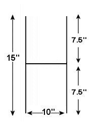 Economy Wire Yard Sign Holders 10x15"