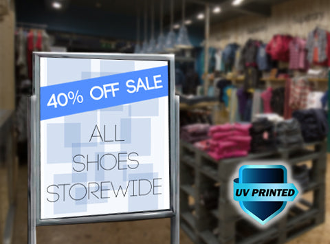 Custom printed rigid PVC signs