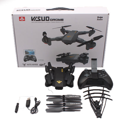 WOW RC Drone VISUO XS809W RTF 4CH 6 Axis 2.4G With HD Camera 0.3MP 480P RC Quadcopter One Key To Auto-Return / Headless Mode / 360°Rolling RC Quadcopter / Remote Controller / Transmmitter / Camera