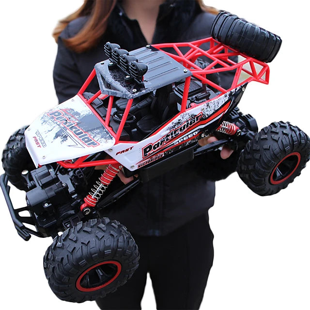 WOW RC Car Giantfoot Monster Truck Crawlers 4WD 4 Channel 2.4G Buggy (Off-road) / Rock Climbing Car / 4WD 1:12 9 km/h Water / Dirt / Shock Proof / Simulation / Parent-Child Interaction