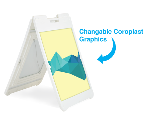 Plasticade Simpo-Sign Frame with Coroplast Signs
