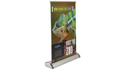 Table top display, retractible