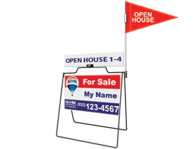 PROMOTIONAL Real Estate A-Frame with sign