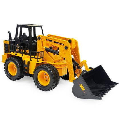 WOW RC Car 6CH 2.4G Bulldozer / Construction Truck 1:20 Brush Electric KM/H