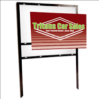 PROMOTIONAL Yard Frame Post + Sign