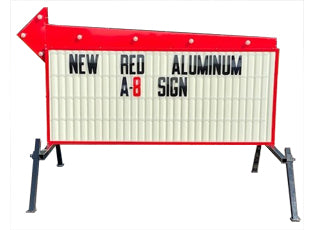 8 foot [40" x 96"] A8 Arrow Portable Readerboard Signs