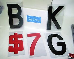 6" Flex Letter Set for Portable Lighted Advertising Signs