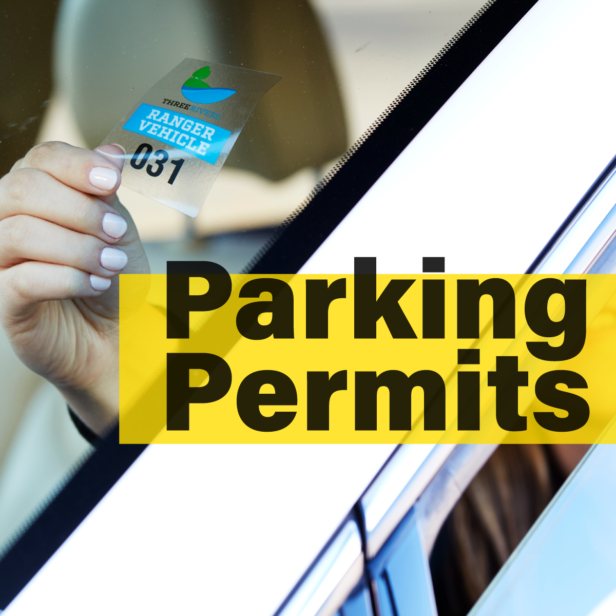 Parking Permits Stickers 2x3"