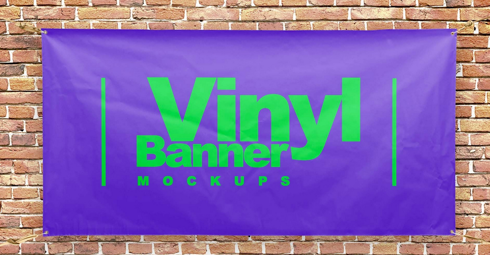 Full-Color Vinyl Banner, Popular Sizes