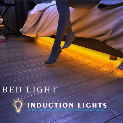 Motion activated under-bed night light