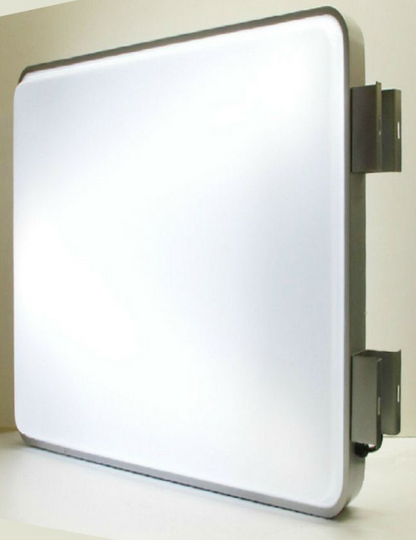 Trendy Square Outdoor Lighted LED Sign Cabinet. Add graphics!
