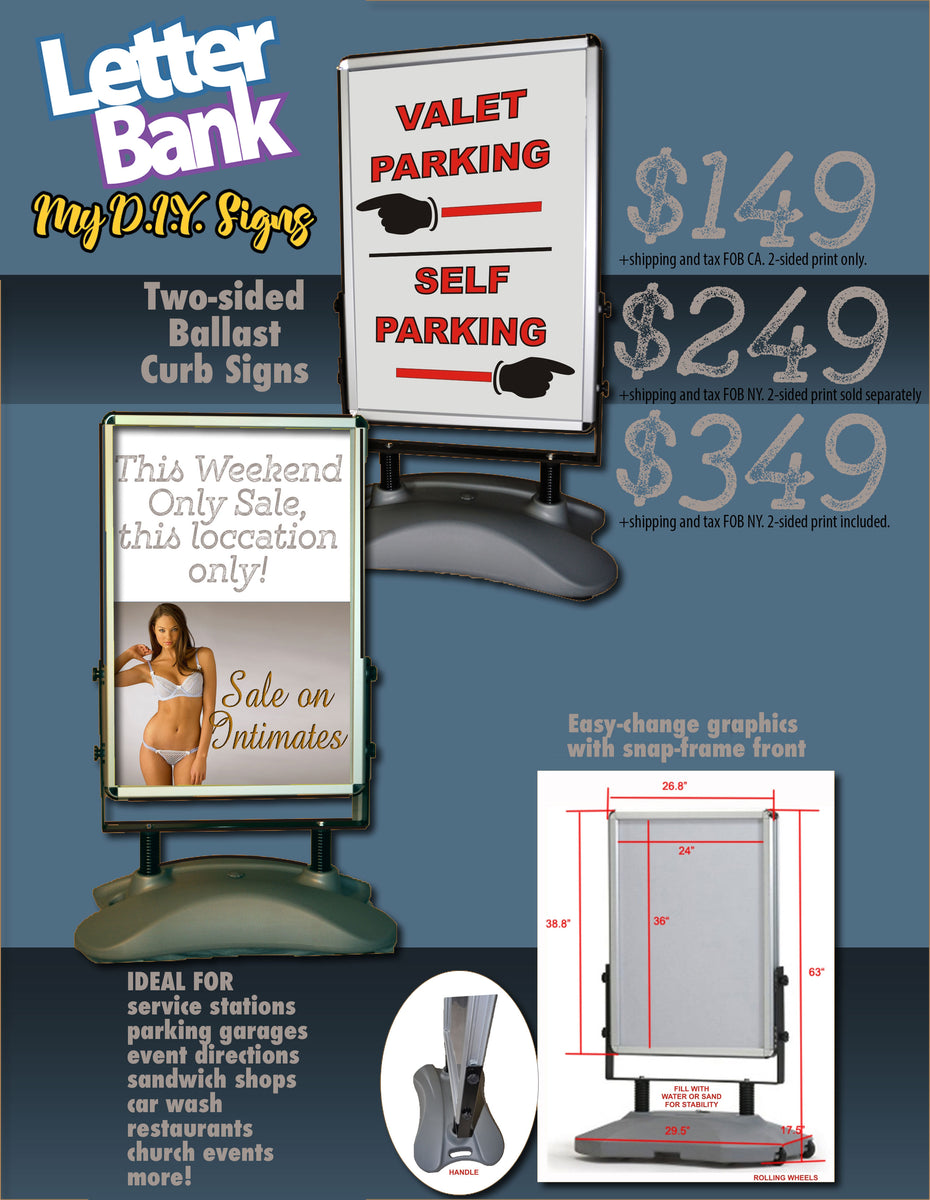 WindCurbSIgn – LetterBank | MyDIYsigns