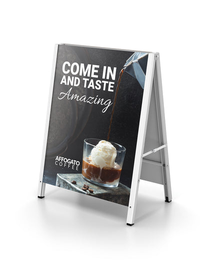 Collapsible Outdoor A-frame Sign Board Frames for 22x28" inserts