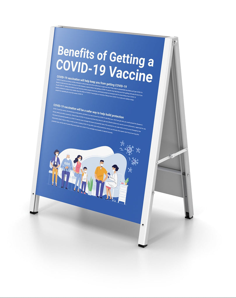 Collapsible A-frame Sign Board Frames for 24x36