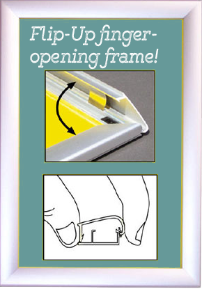 SLIM Bus Ad 1.25" Snap-Open Frames MOST POPULAR