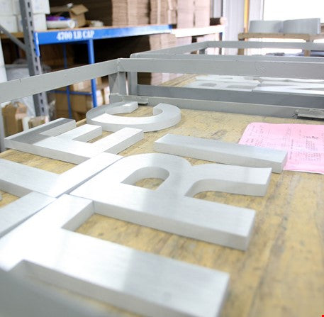 Business Sign Letters in Metal – LetterBank | MyDIYsigns